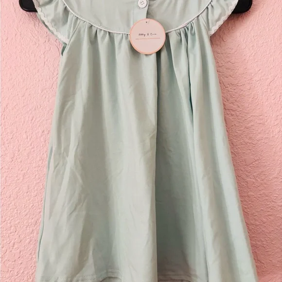 Light Blue White Cross Dress - Picture 3 of 4